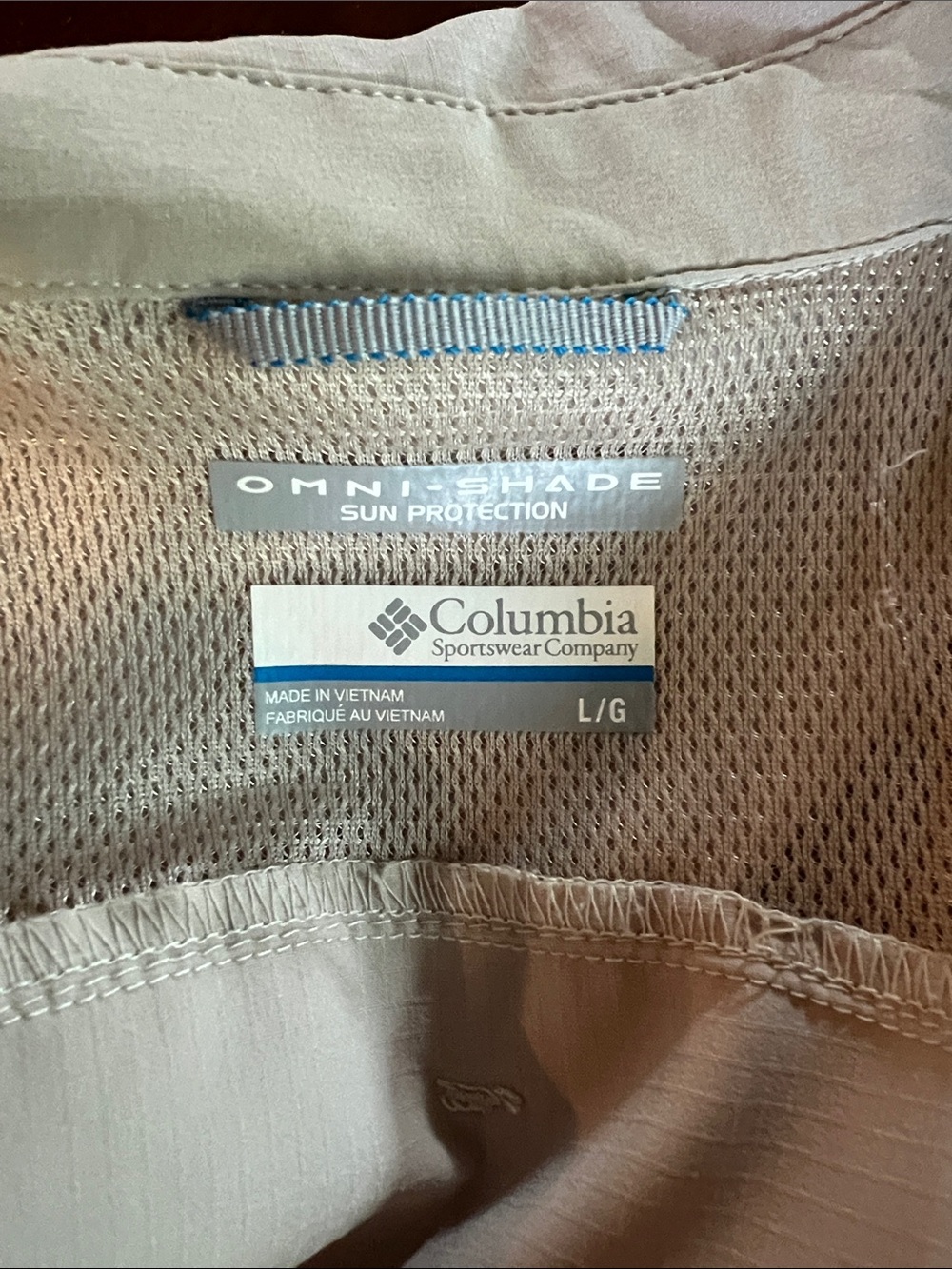 Columbia Omni-Shade Sun Protection Long Sleeve Shirt Hiking Fishing Boating - Picture 11 of 13